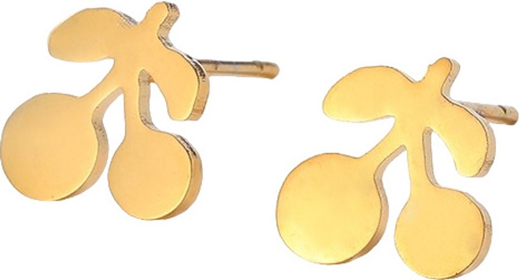 Golden Cherry Ohrringe - Eleganter Schmuck für jeden Anlass KP21734