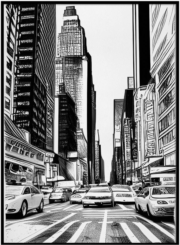 Bedruckte leinwand "bianca" 50x70cm - Atmosphera créateur d'intérieur