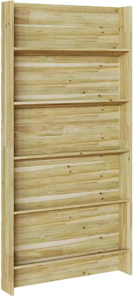 Étagère pour plantes vidaXL en bois de pin imprégné marron 90x15x180 cm