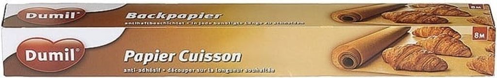Dumilbraunes Backpapier 8m