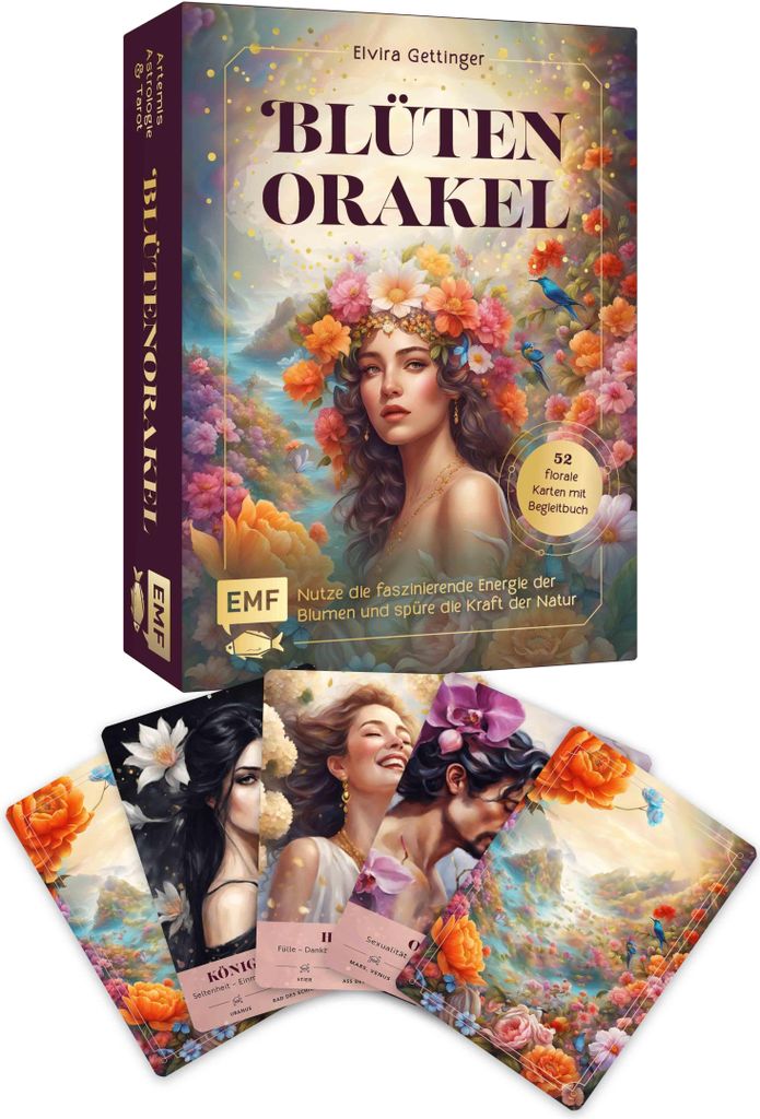 Orakel-Karten-Set: Blütenorakel | Nutze die faszinierende Energie der Blumen und spüre die Kraft der Natur