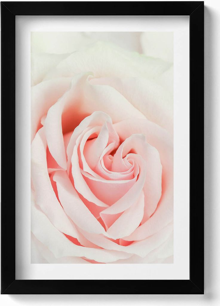 Gerahmtes Kunstwerk– Wandbild mit Rahmen – Gerahmtes Bild – Wanddekoration – 20x30 cm – Schwarz