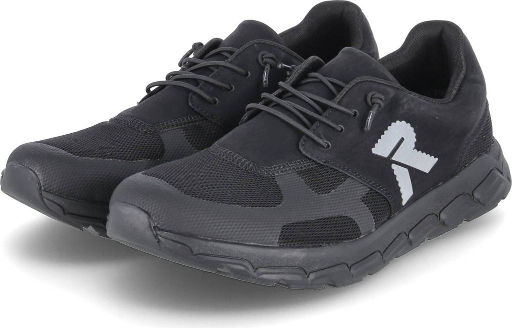 Rieker Herren Low Sneaker Schwarz Textil-Synthetik  Größe: Produktbild 