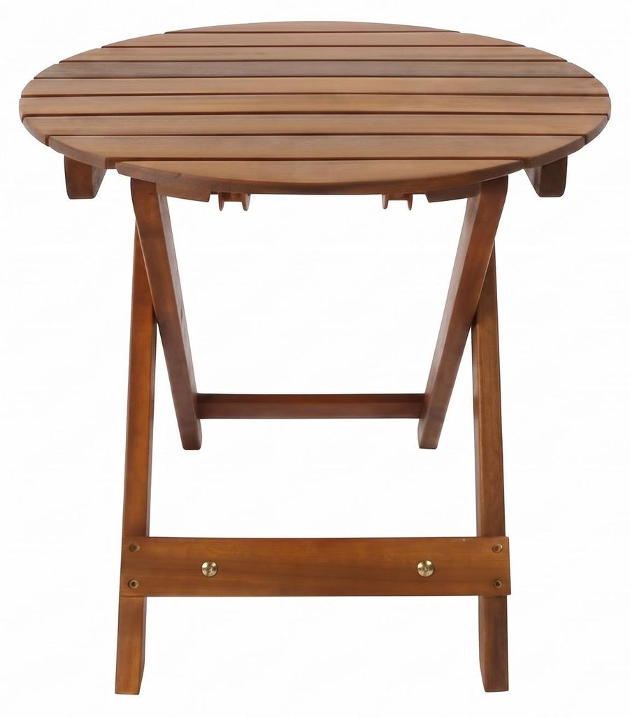 Tuintafel rond, diameter 46 cm, hoogte 45 cm – massief Productafbeelding  AI-gegenereerde afbeelding