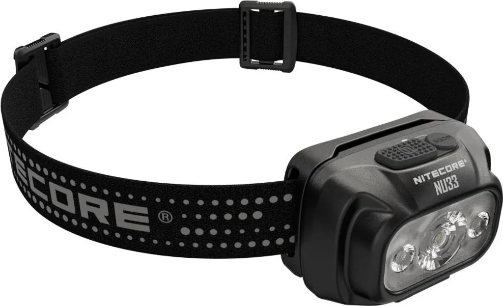 Lampe Frontale LED Nitecore NU33 Noire pour Running et Randonnée