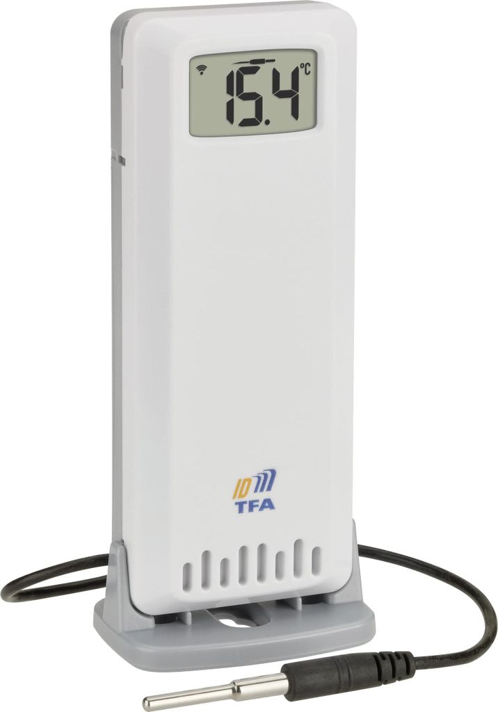 TFA 30.3902.02 ID-A3 weiß 2-fach Temperatursender m.Fühler