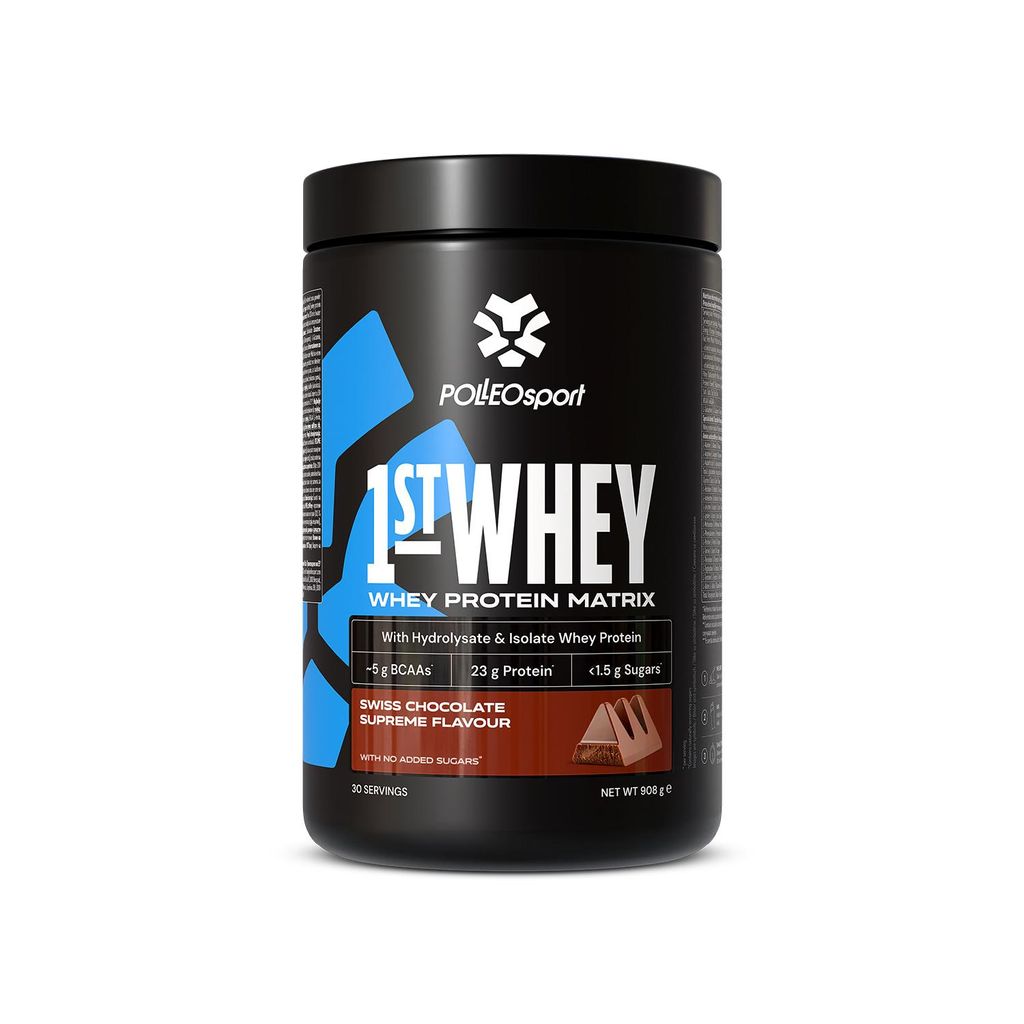 Polleo 1st Whey, 908 g - Swiss Chocolate Supreme