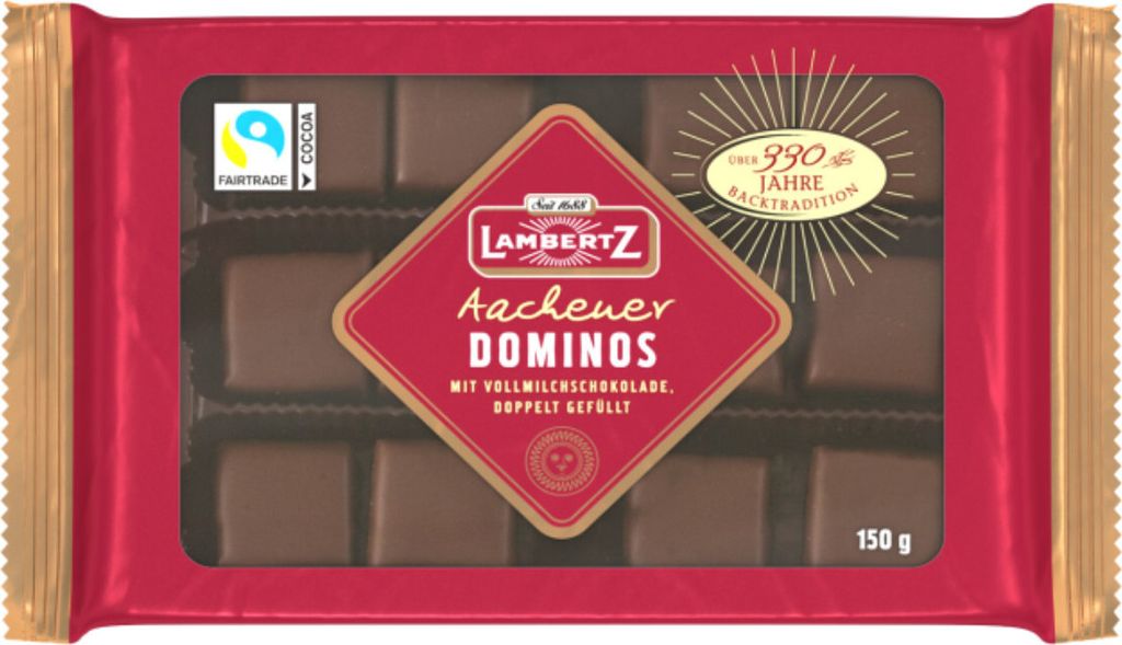 Lambertz Aachen Dominos v mléčné čokoládě 150g Obrázek produktu 