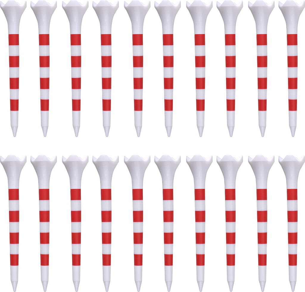 20 Stück Golf-Tees, hohe Stabilität, geringe Reibung, unzerbrechlich, einfache Installation, kurze Golf-Tees, Trainingsgeräte
