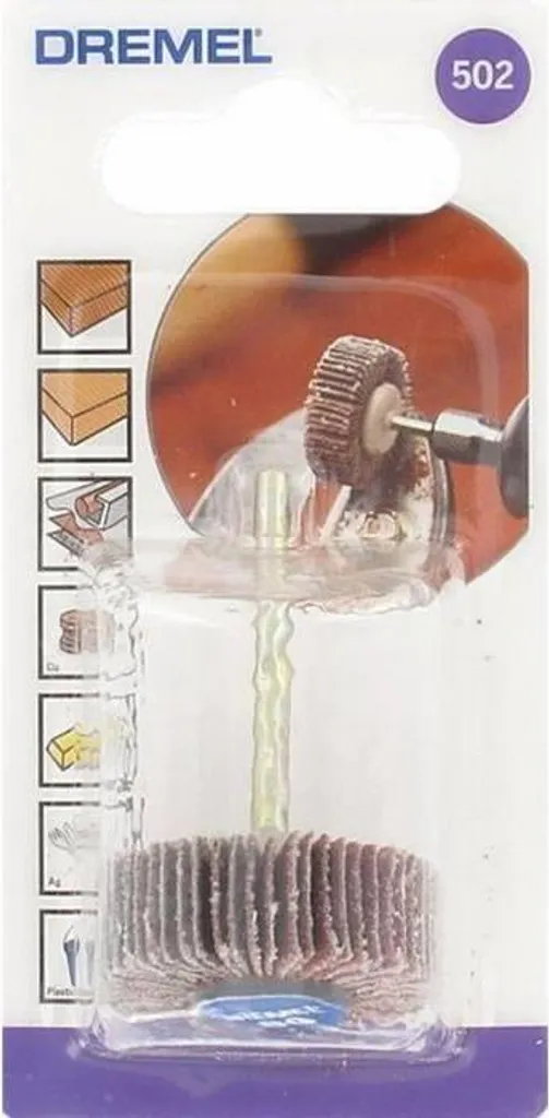 Accessorio Dremel 502: Mola Lamellare P80 per Modellismo e DIY - 2