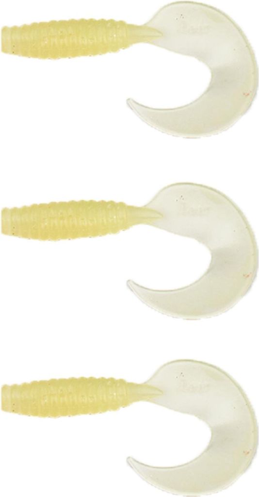 3 Hecht Twister XXL Gummiköder 16 cm fluo weiß