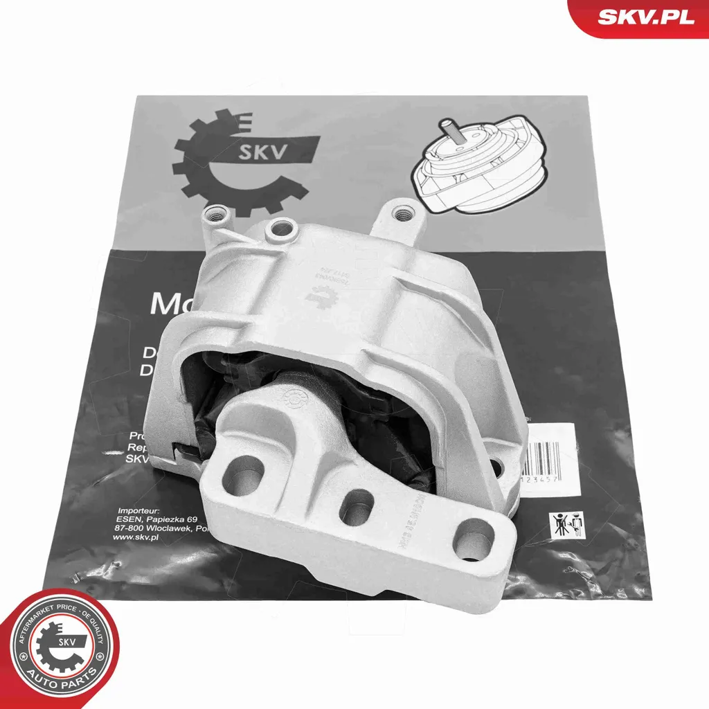 Silentbloc moteur hydraulique droit 75SKV043 pour VW Golf V série 1K1 SKV