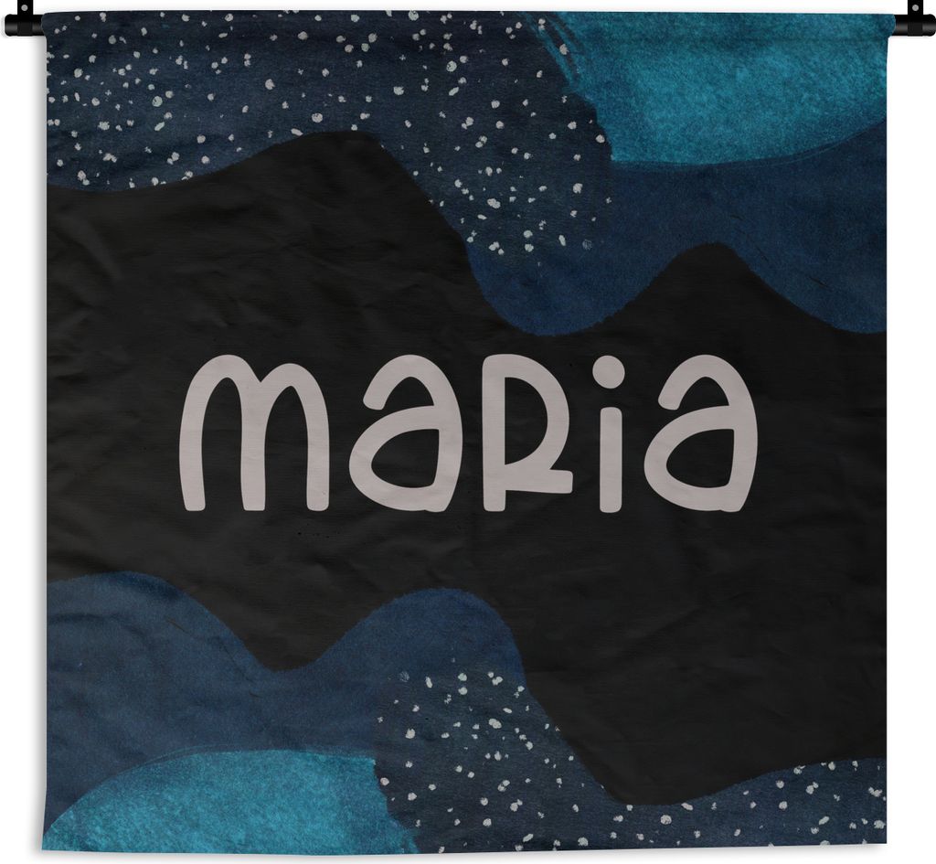 MuchoWow Wandteppich Wandbehang Maria - Pastell - Mädchen 150x150 cm Tapisserie Dekoration Wandtuch - Wohnaccessoires - Modernes