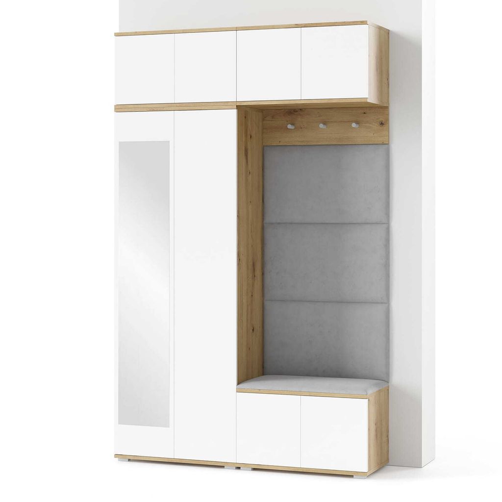 Garderoben-Set Aura Version 3:Kleiderschrank mit Produktbild 