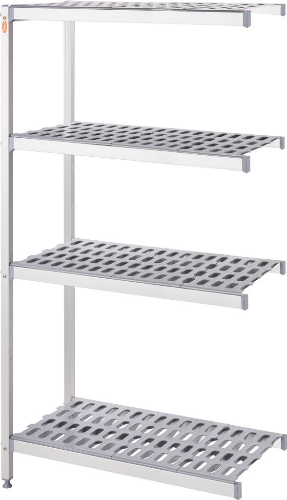 Lagerregal aus Aluminium mit 2 Beinen 1469x560x1680 mm (BxTxH)