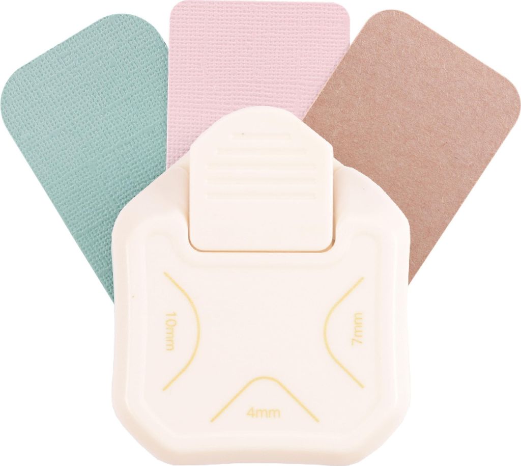 Vaessen Creative - 3-in-1 Eckenstanzer - Eckenrunder 4, 7 & Produktbild 