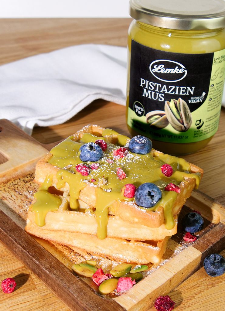 Lemke Pistazienmus 500g- Aus 100% blanchierten Pistazien Produktbild 2