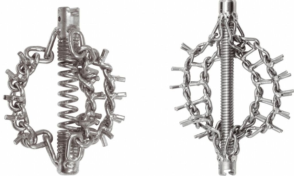 KS Tools Kettenschleuderkopf mit Spike-Kette, 2 Ketten Ø50 mm,32 mm