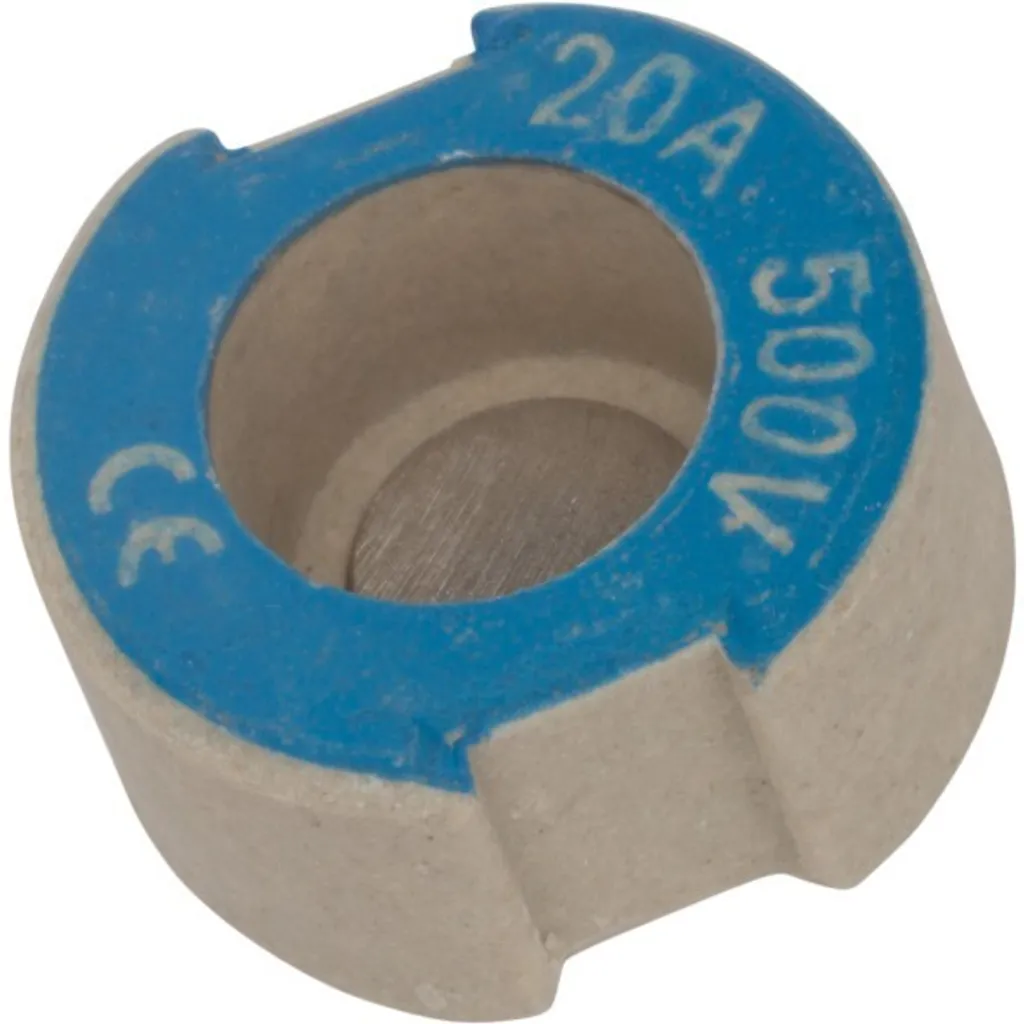 Adaptateur à vis diafilé DII 20A bleu pour socle de fusible à visser