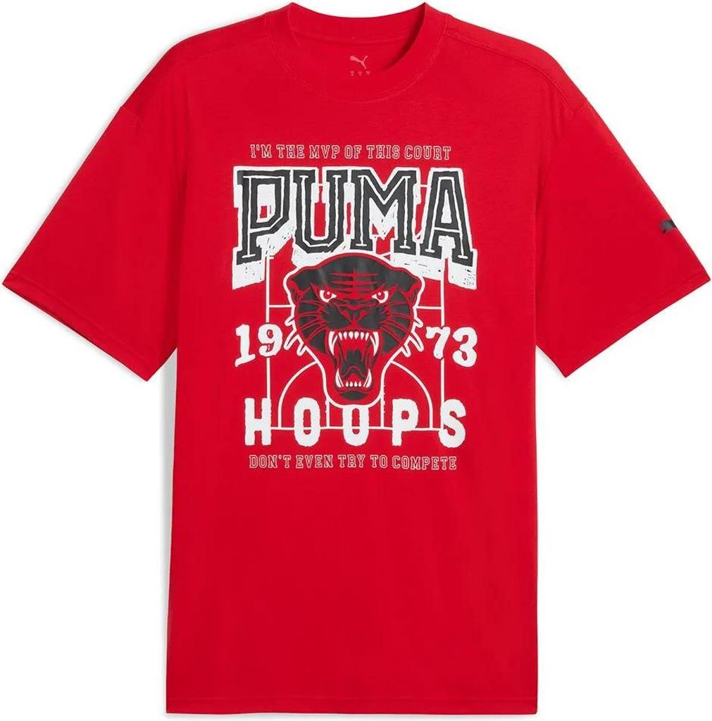 Puma Rival Rage Kurzarm-t-shirt Rot M Herren,Damen Rot M