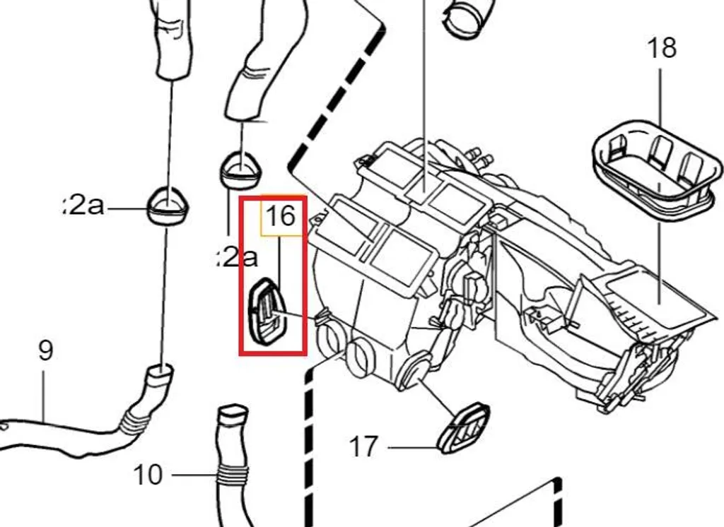 Sostituzione Griglia Sinistra Pavimento Volvo S60 S80 | Ricambio OE