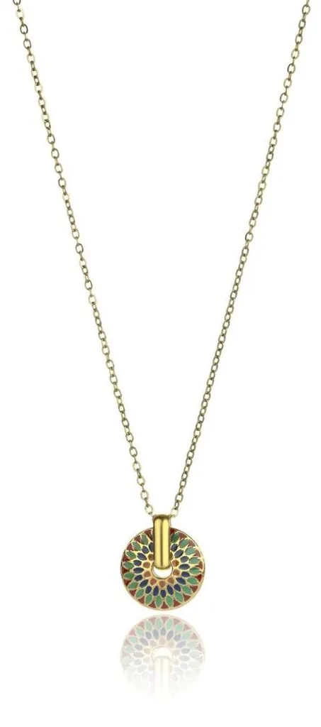 Collier élégant pour femme doré idéal pour soirée et cadeau anniversaire