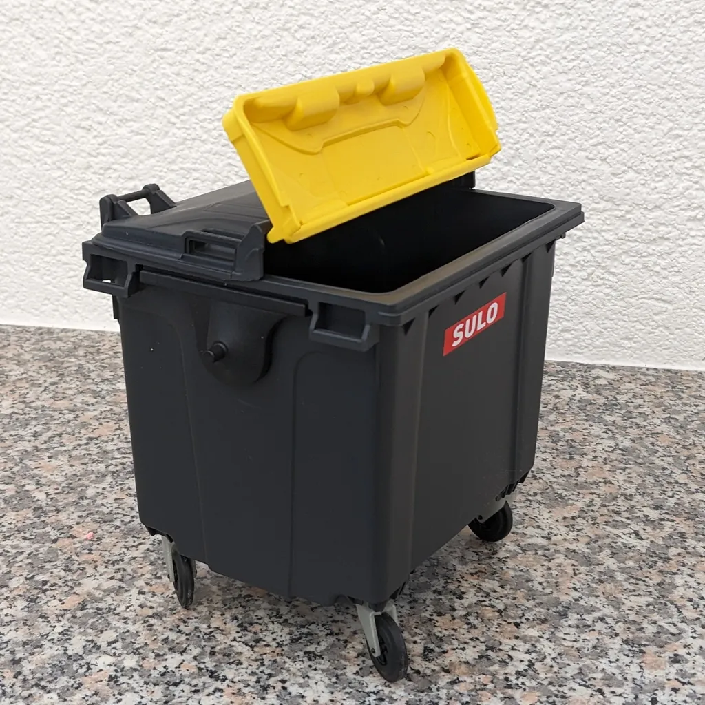 Petite poubelle de table design container pour déchets de bureau - 4