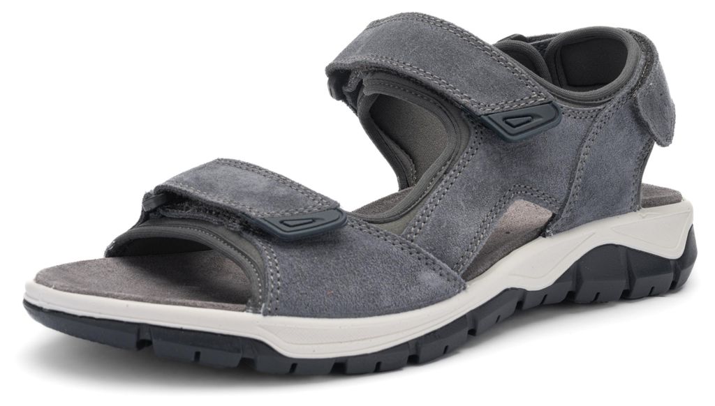 Ara Shoes ARA Herren Trekking Sandale jeans grau 44
