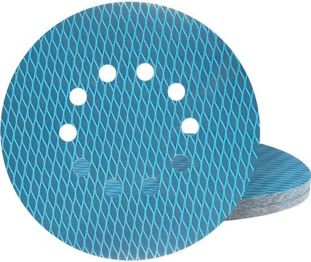 20 Stück Schleifpapier 225 mm Korn P320 - Diamant-Schleifscheiben - Trocken-Schleifmaschinen - Exzentrische Schleifmaschine