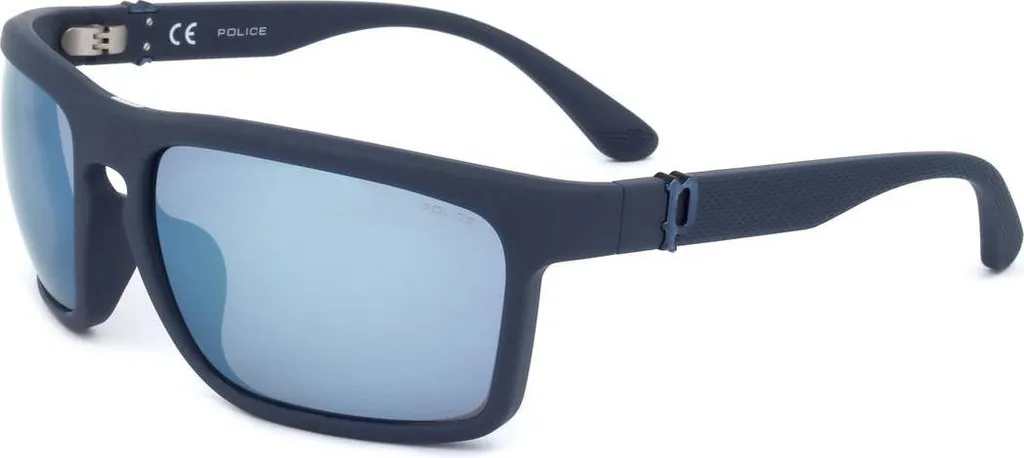 Lunettes de soleil Police SPLF63 Matt Night Blue 63/18/130 pour Homme