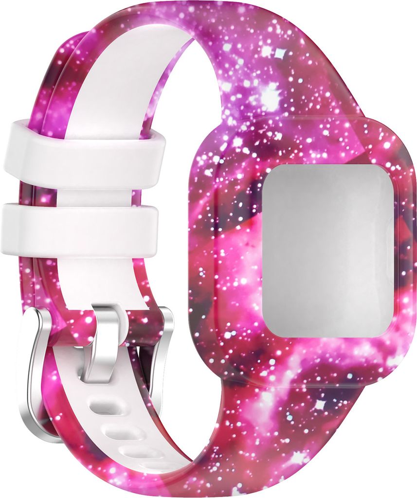Schauen Sie Bandmuster Drucken Weiches Silikon Armband Armband Armband für Garmin Fit JR3/Vivofit Jr.3-H