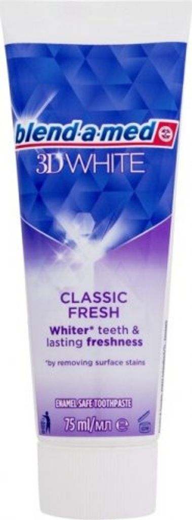 Blend-a-med | Dentifricio Classic Fresh 3DWhite - 75 Ml - Immagine del prodotto 