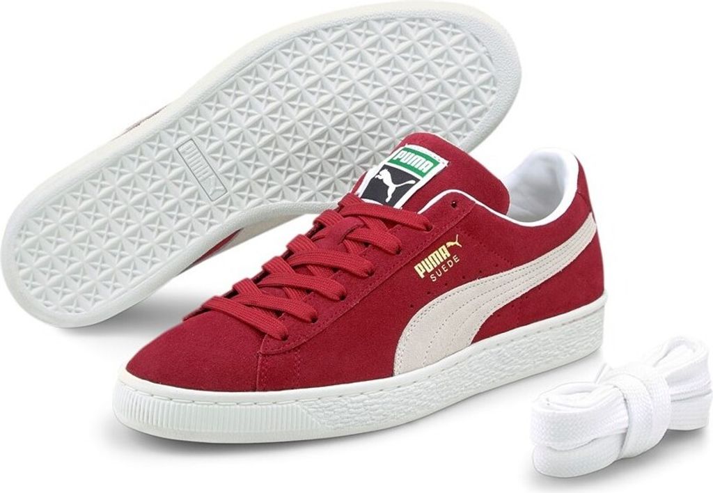 Puma Retro Sneaker Echtleder 'Suede Classic XXL' Cabernet-Puma White, Neutral EU:36 EU