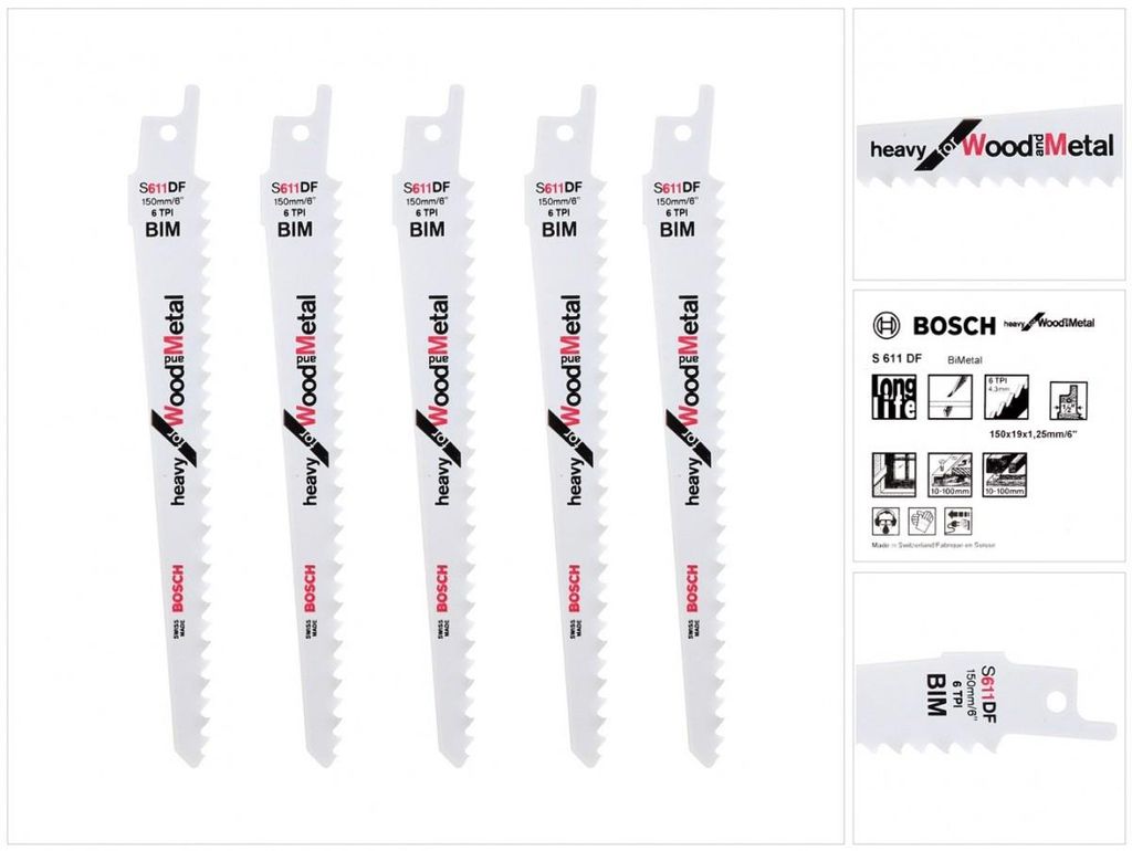 Bosch 2 608 656 258, Brzeszczot do piły, Płyta wiórowa, Zdjęcie produktu 