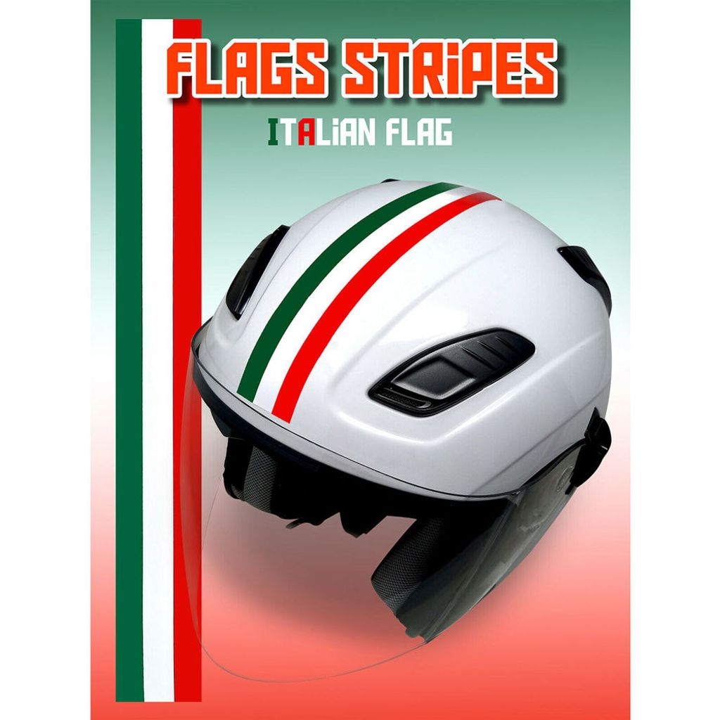 Stripes Klebestreifen für Auto Trikolore 1, 3 x 33 cm
