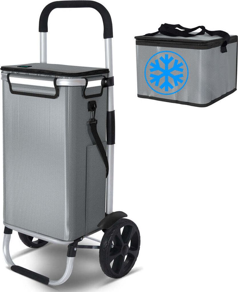 VOUNOT® 2 Räder Einkaufstrolley Klappbar mit 50L Produktbild 