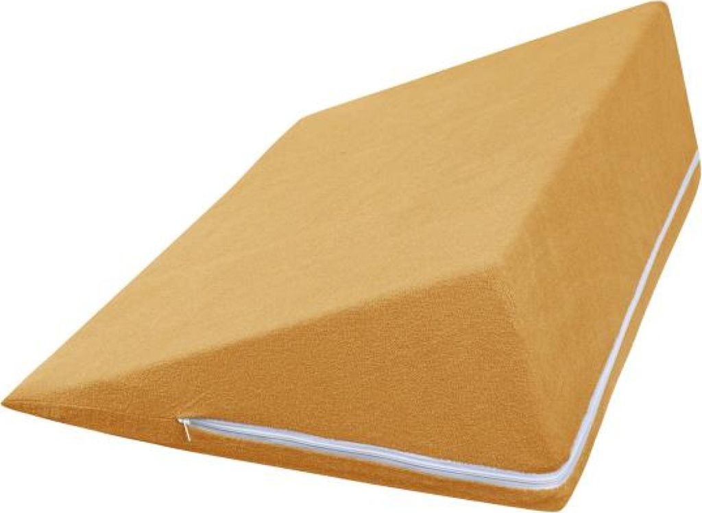 Obal na klinový vankúš – 80 x 50 x 20 cm – horčicová Obrázok produktu 