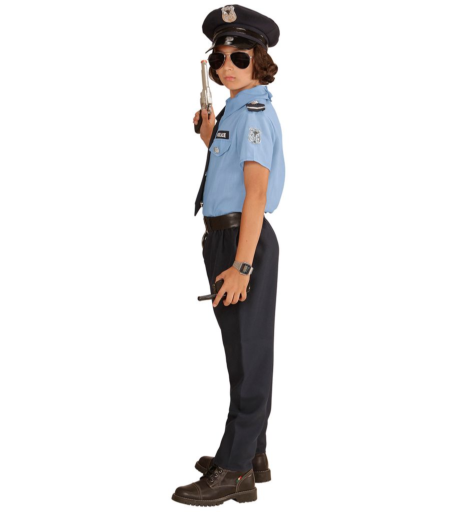 Kinder Polizisten Kostüm / Karneval Fasching Jungen Officer Polizei Polizist 