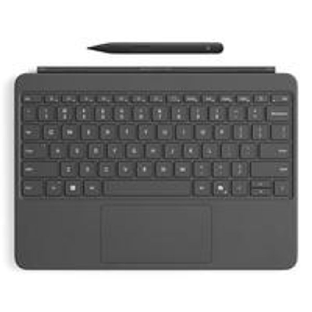 Microsoft Surface Pro 12-inch Keyboard w/ Slim Pen, Touchpad, Mechanischer Switch, Microsoft, Grau, Slate, Alcantara