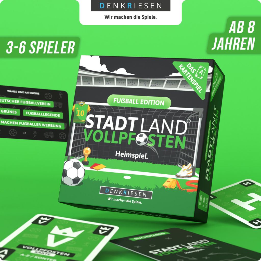 Stadt Land Vollpfosten® Fußball Edition – "Heimspiel." | Produktbild 