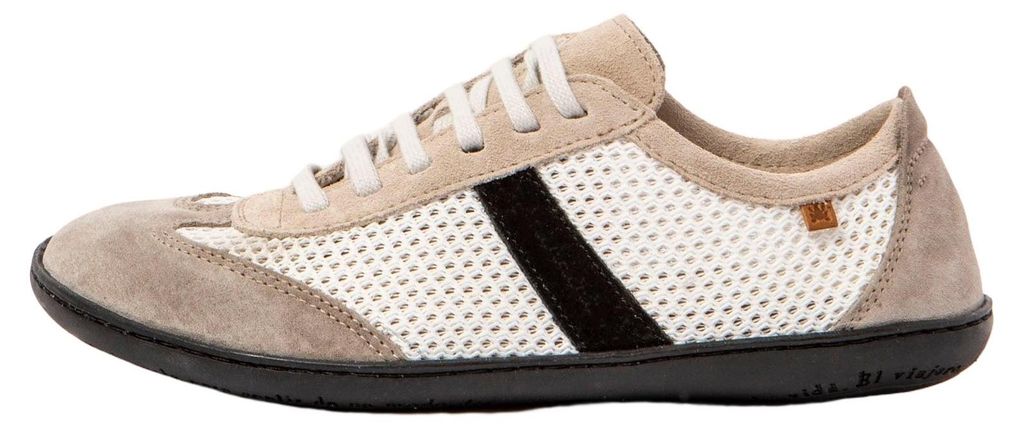 El Naturalista Schuhe Damen/Herren N5293 MULTI MATERIAL WHITE-BLACK/ EL VIAJERO Farbe Weiß