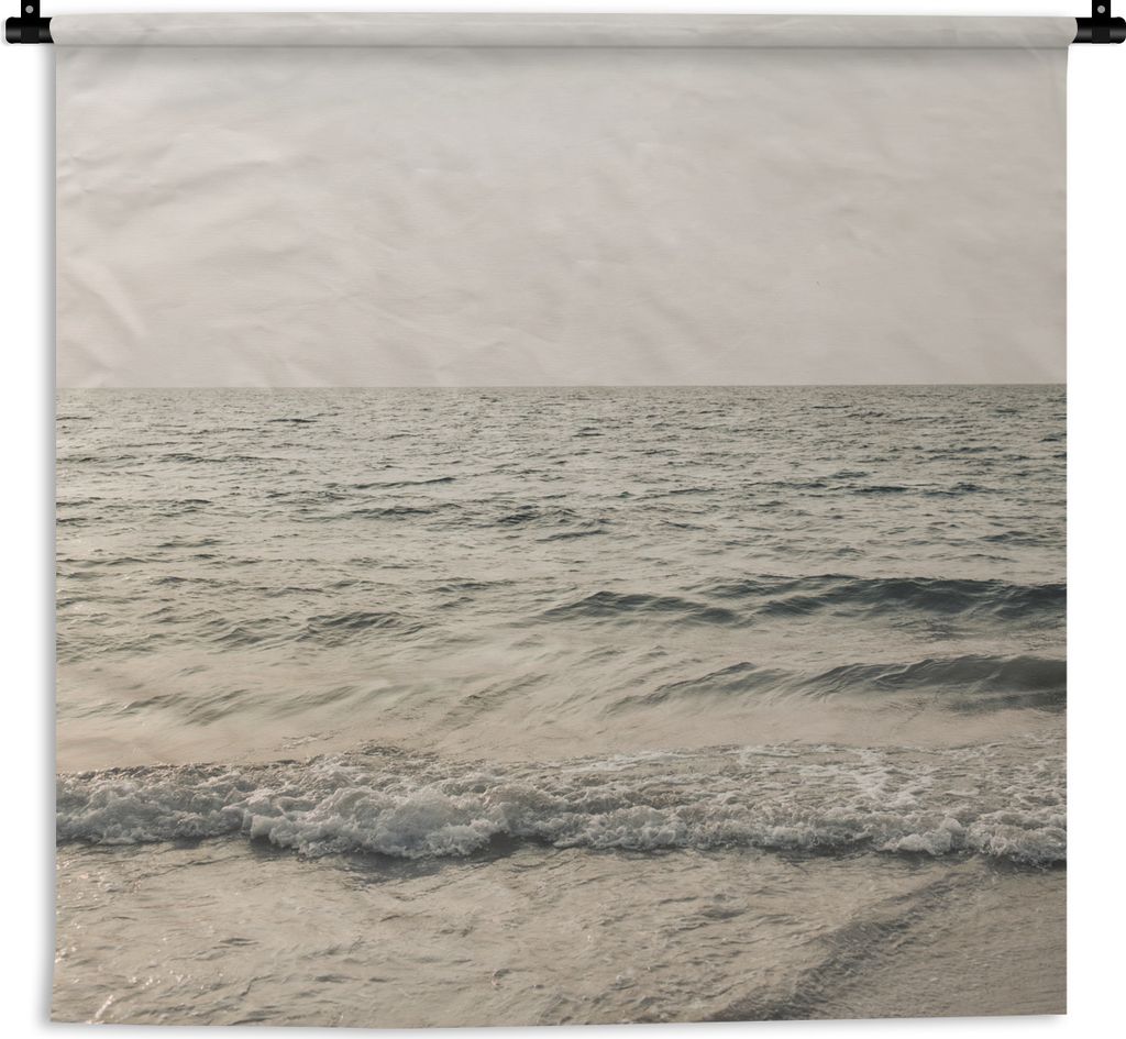 MuchoWow Wandteppich Wandbehang Sommer - Meer - Grün 150x150 cm Tapisserie Dekoration Wandtuch - Wohnaccessoires - Modernes