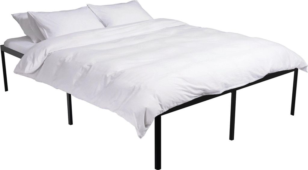 Kovová Postel Hamlin - 200 x 140, v 41 cm - Černá Obrázek produktu 