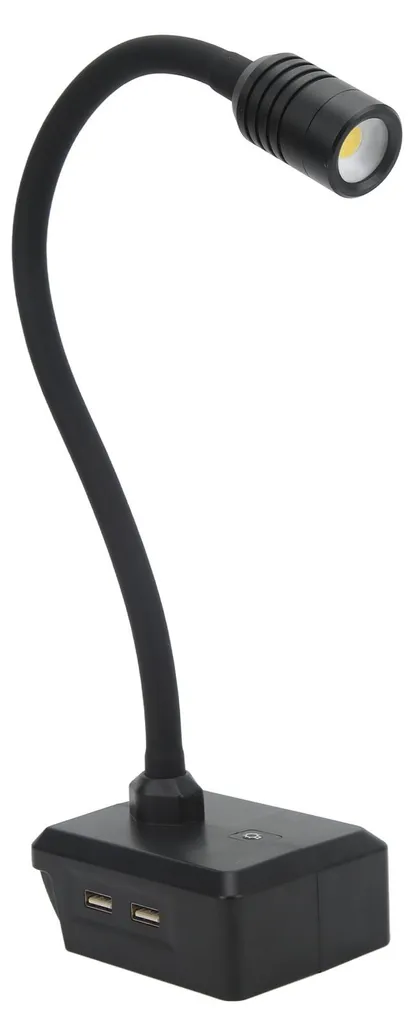 Lampe de travail à LED sans fil col de cygne pour batterie 14,4V-20V