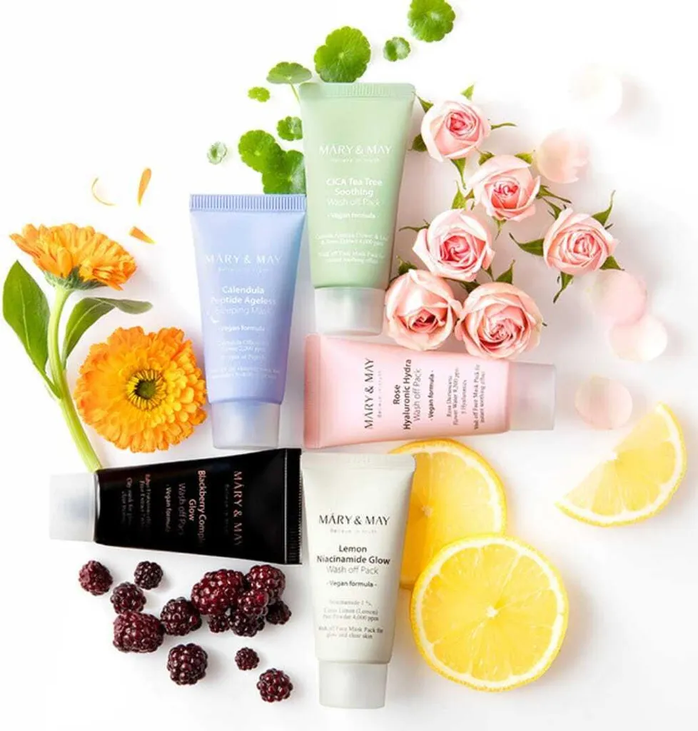 Coffret Masques Visage Argile Vegan Mary May Kit Soin Découverte