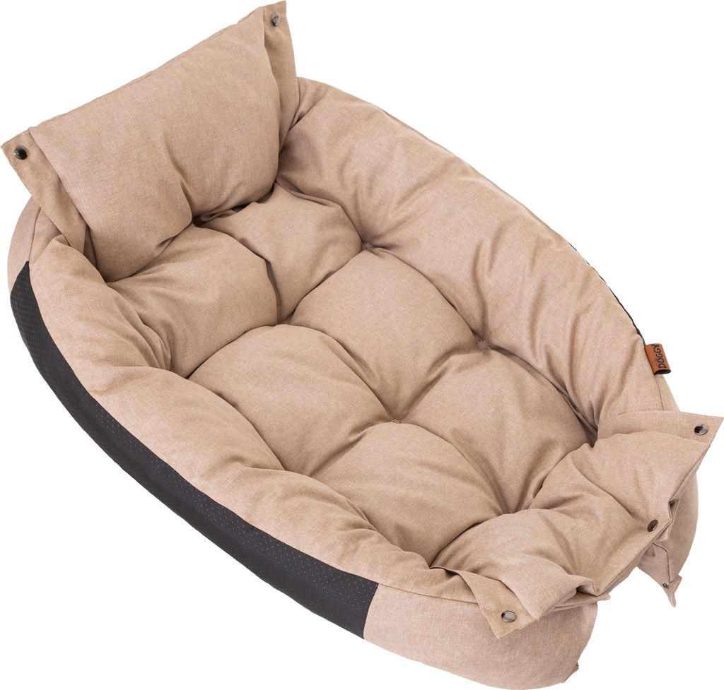 Hundebett 2in1 "Twice" -120x80cm- Multifunktionales, faltbare Sofa & Matratze, wasserfest, rutschfest, für Hunde & Katzen | PillowPrim