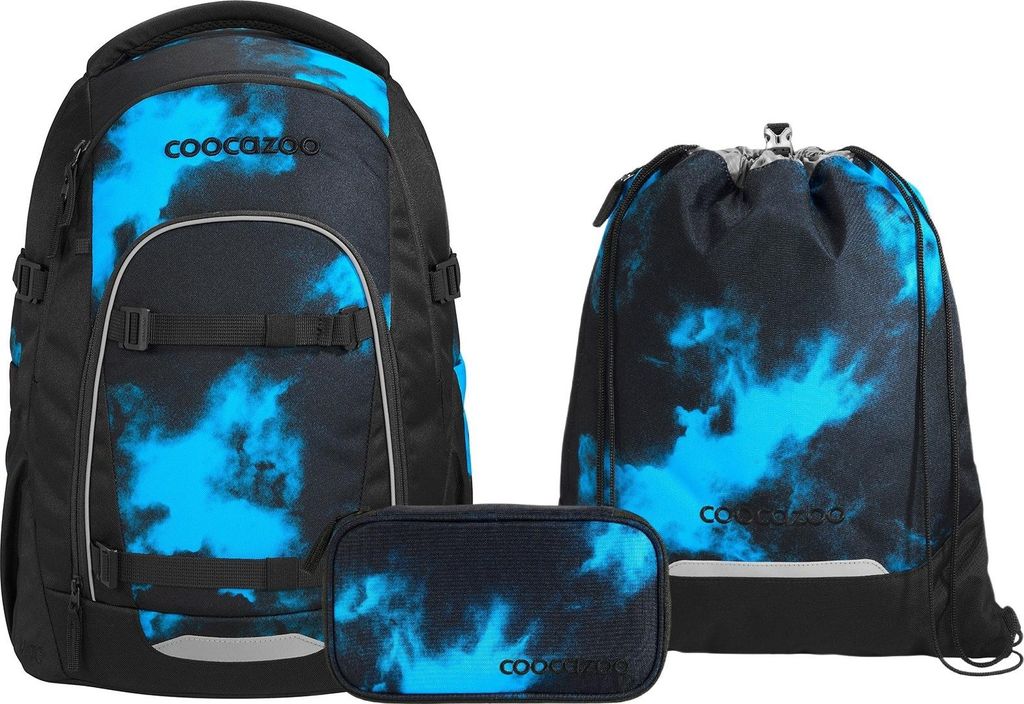 Coocazoo, Schulrucksack-Set MATE Mystic Clouds 3-teilig Produktbild 