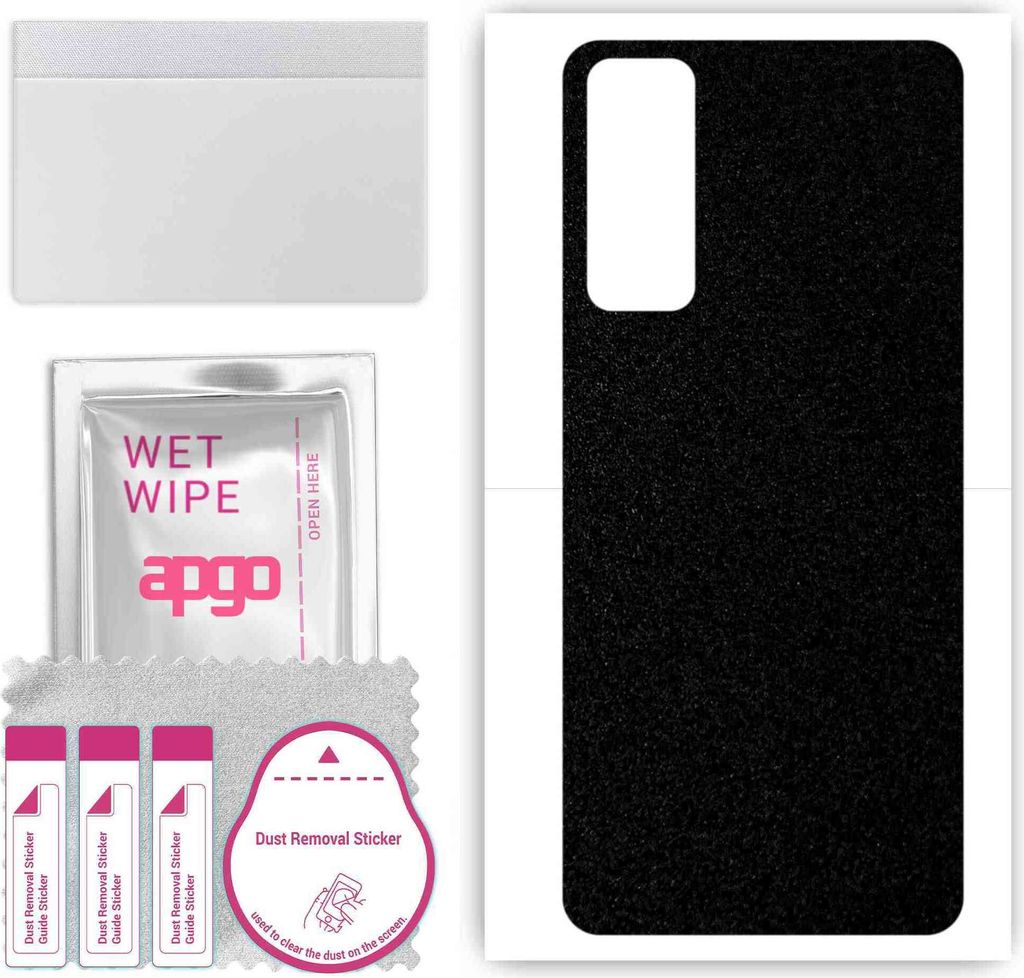 apgo Rückseite Schutzfolie, Skin, kompatibel mit Huawei Enjoy 20 SE, Hinten Displayschutzfolie aus Vinylfolie, kratzfest, einfache Montage - Matts...