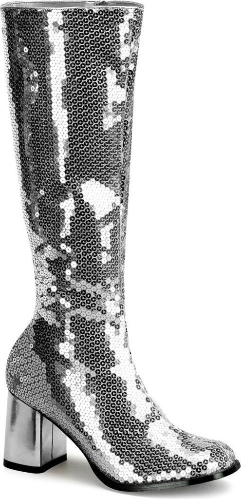 SPECTACUL-300SQ Damen Boots von Bordello, Silber  , EU 40, Produktbild 