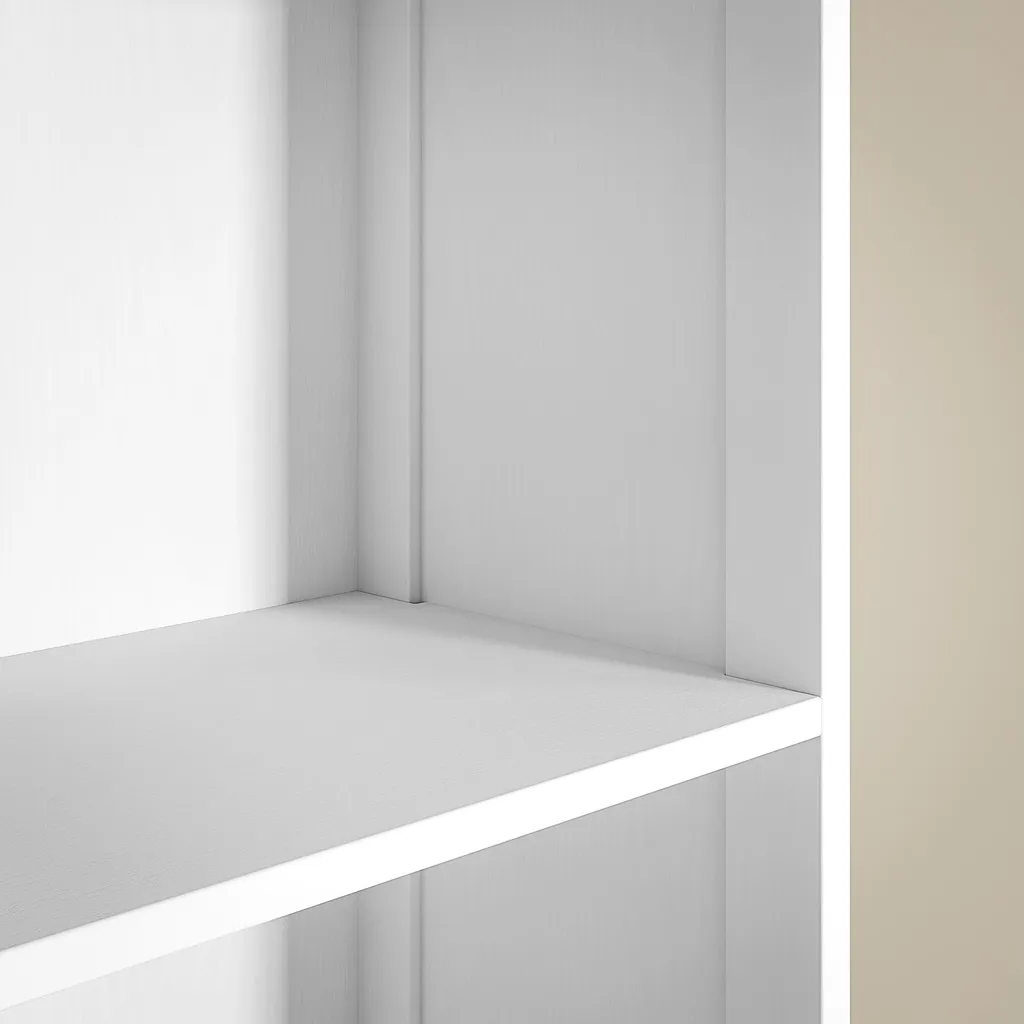 Scaffale Bagno Alto Fortuna Lai MDF Bianco 34x24x170,5cm Salvaspazio - 8
